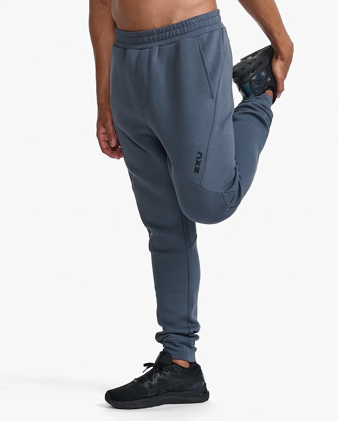 2XU Mens Commute Trackpants - Turbulence/Harbor Mist