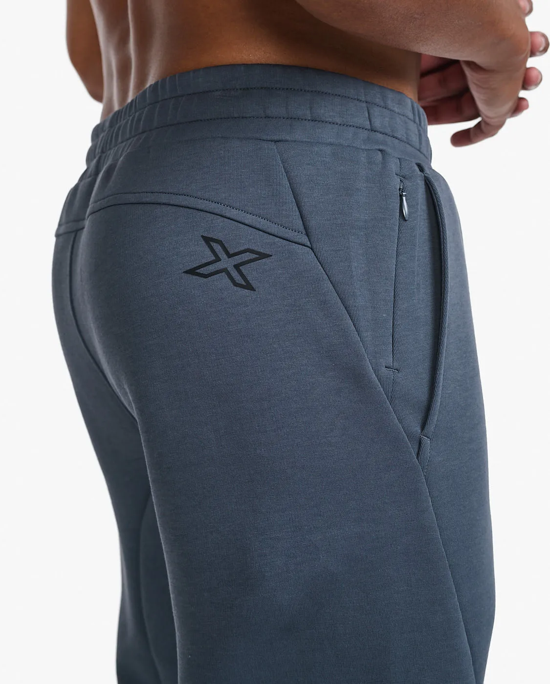 2XU Mens Commute Trackpants - Turbulence/Harbor Mist