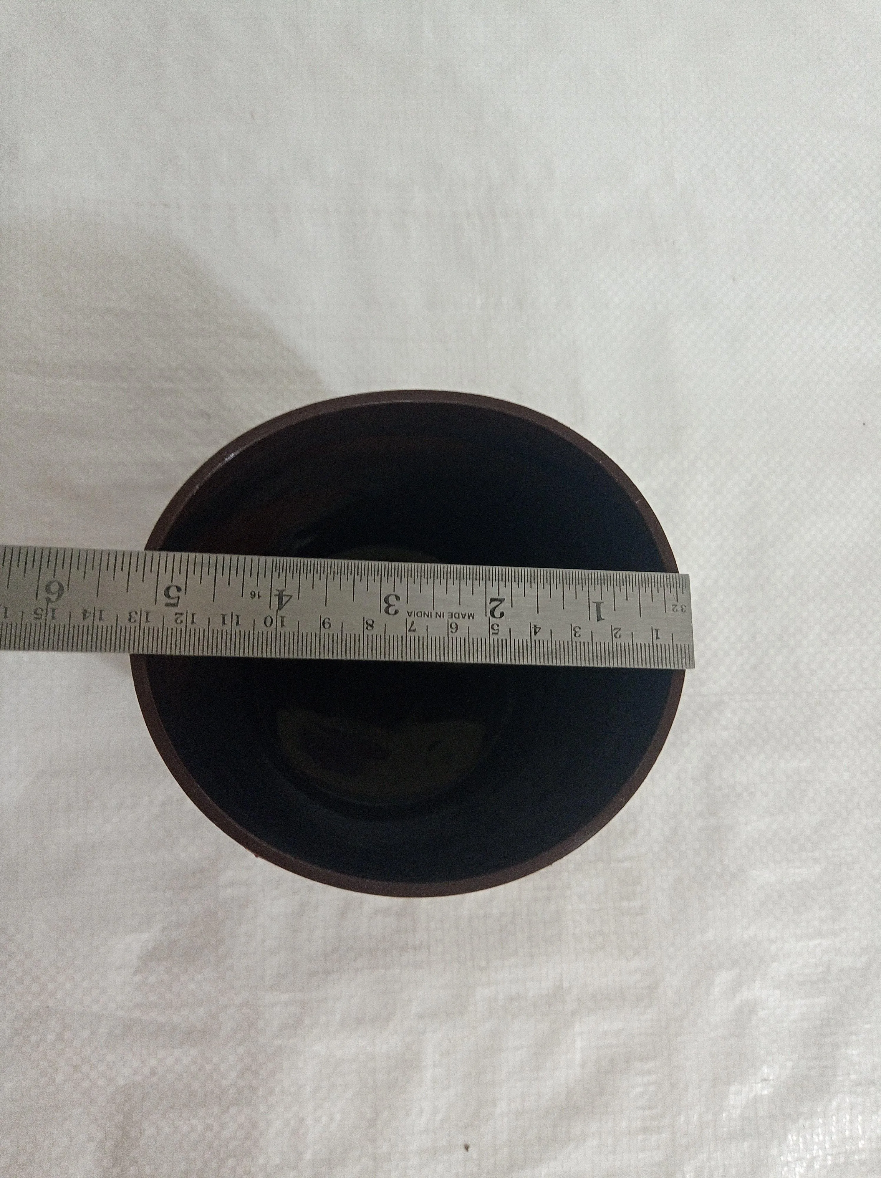 5 Inch Coffee Color Singapore Pot (125mm)