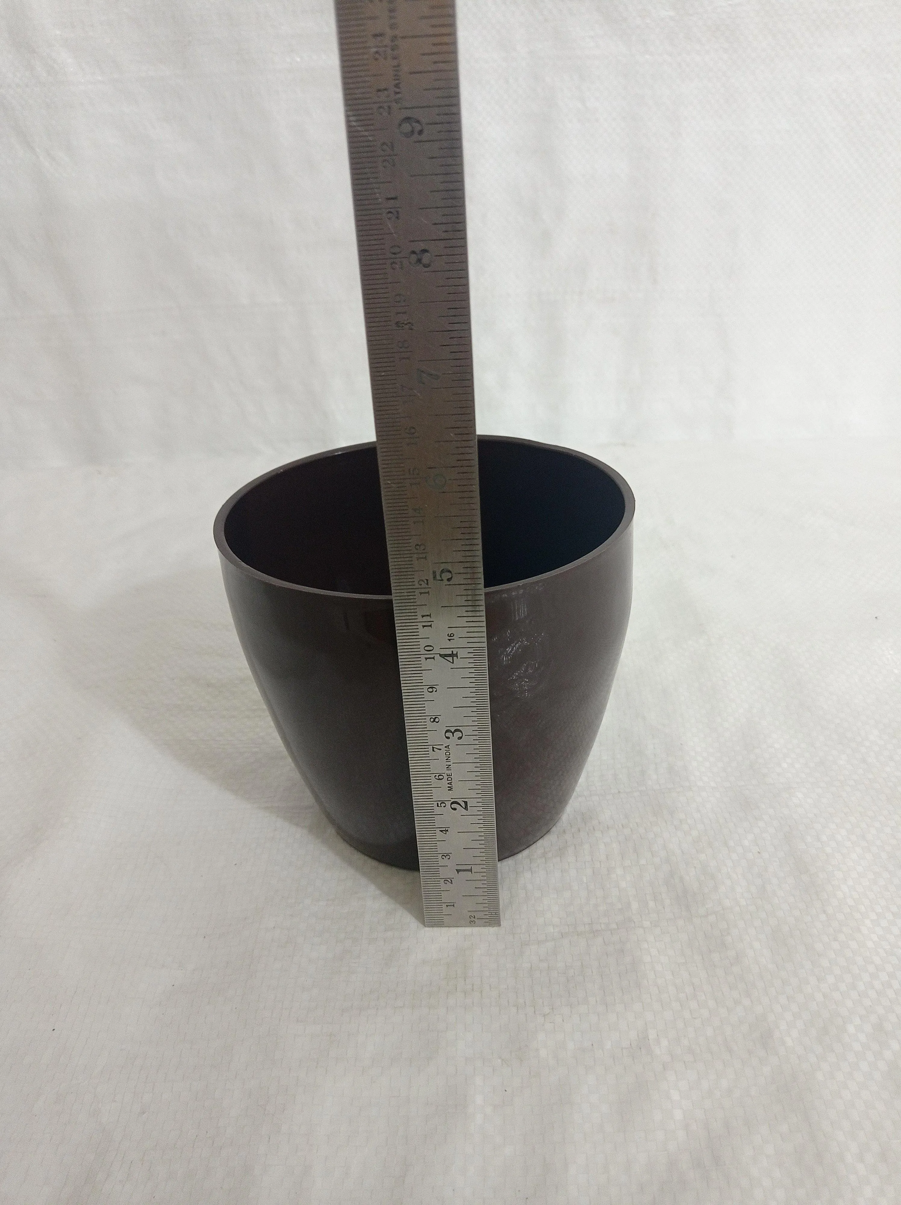 5 Inch Coffee Color Singapore Pot (125mm)