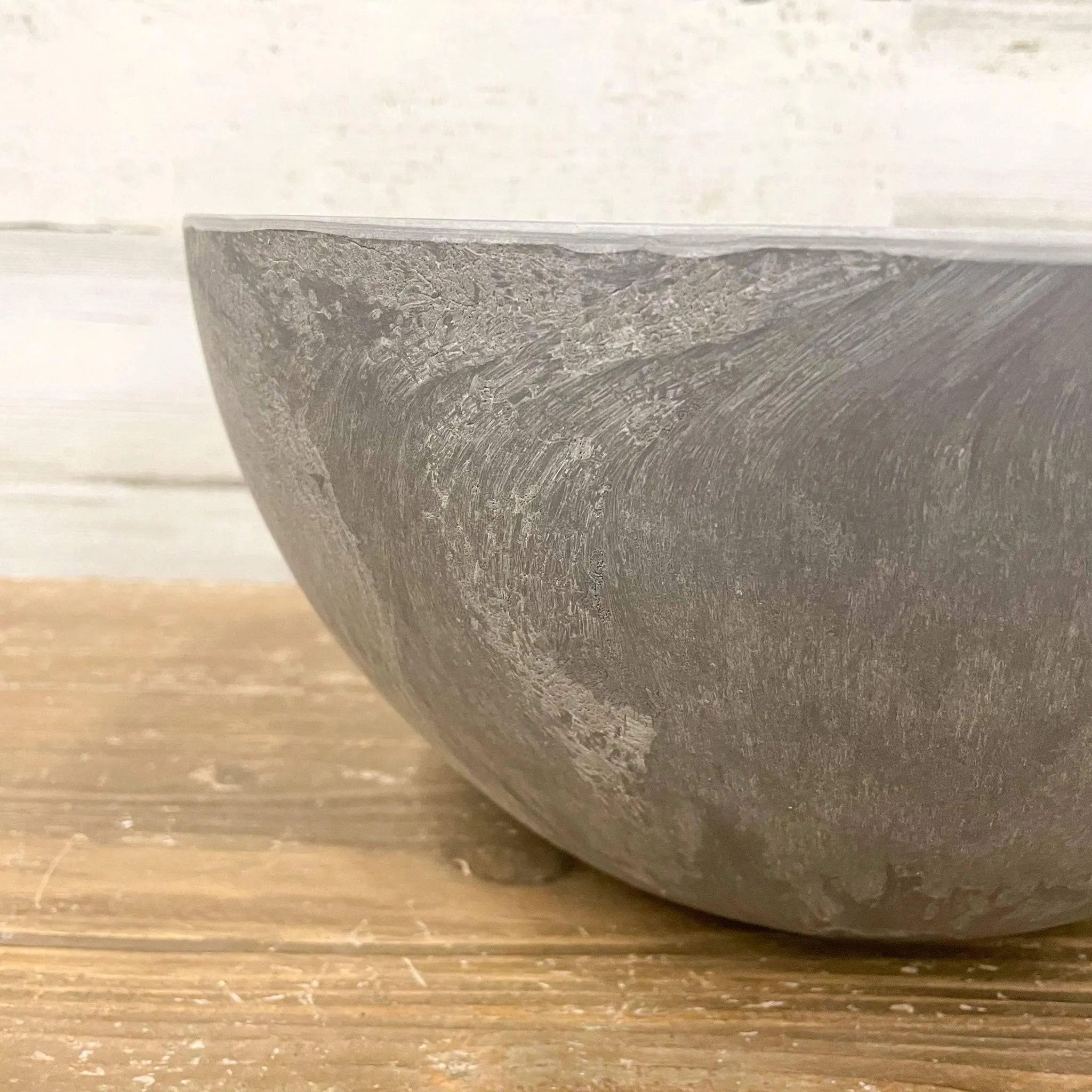 Bowl Planter Grey - 10-inch