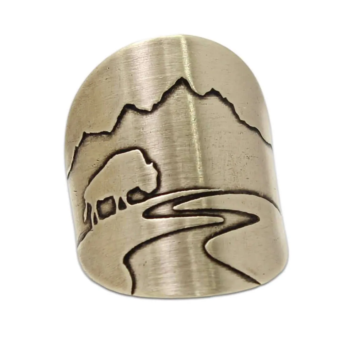 Buff in the Tetons Adjustable Ring