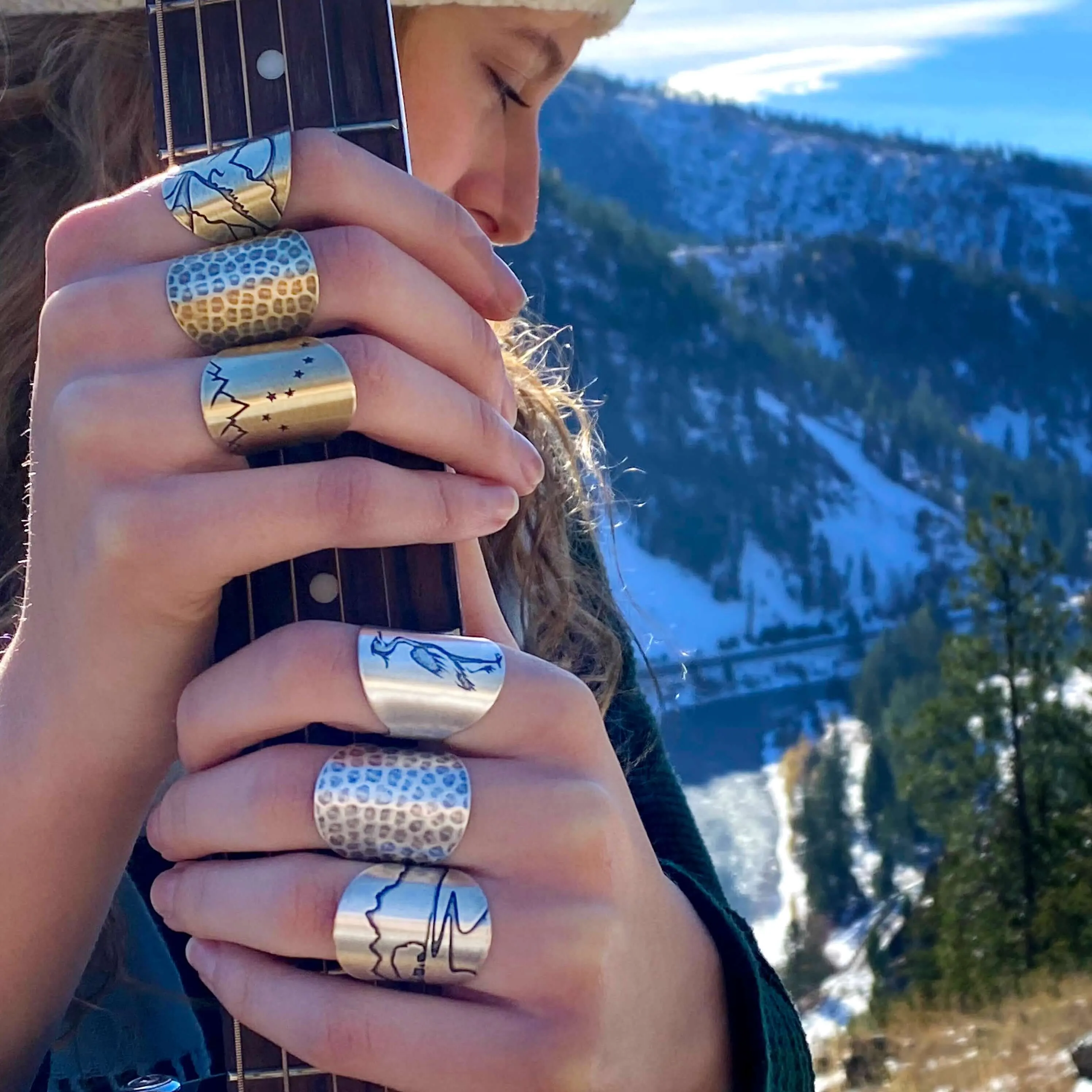 Buff in the Tetons Adjustable Ring