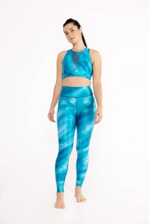 Camila Legging Floral Ilusion Teal