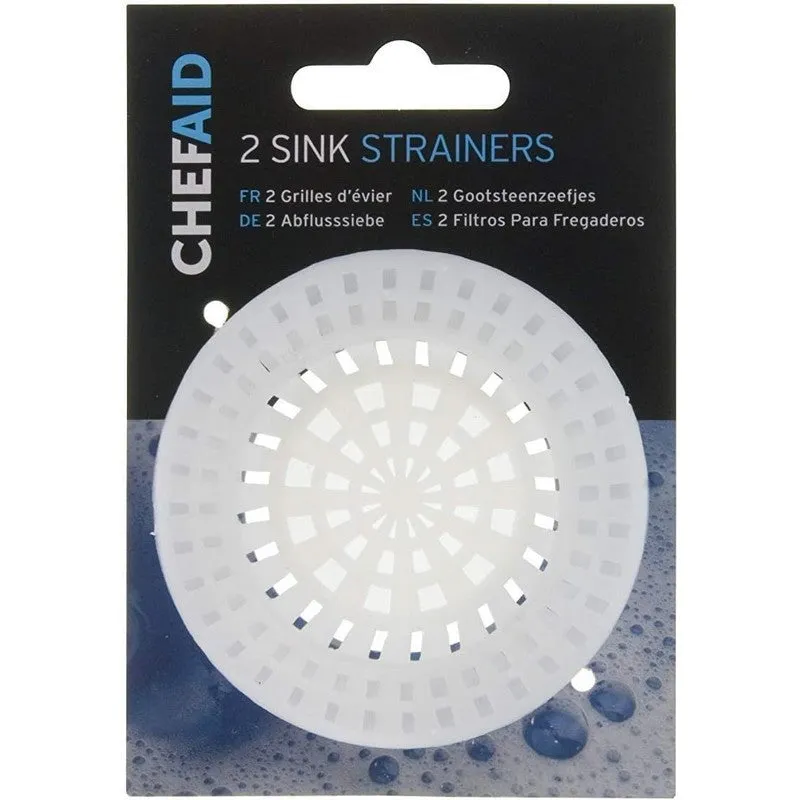 Chef Aid Plastic Sink Strainers - 2 Pack