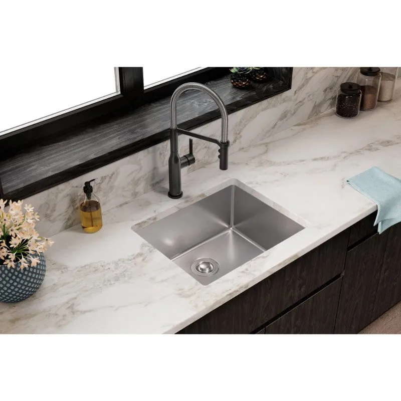 Crosstown 18.5" x 22.5" x 9" Stainless Steel Single-Basin Undermount Kitchen Sink