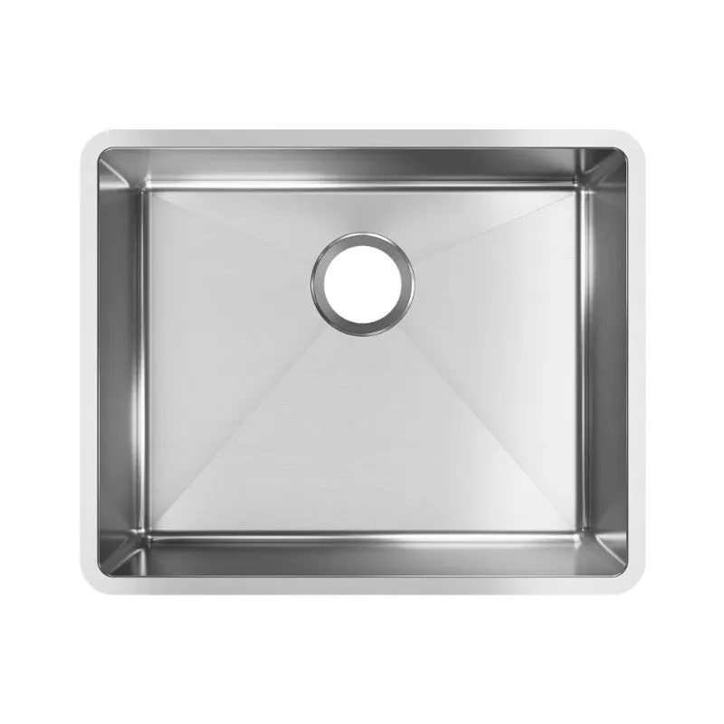 Crosstown 18.5" x 22.5" x 9" Stainless Steel Single-Basin Undermount Kitchen Sink