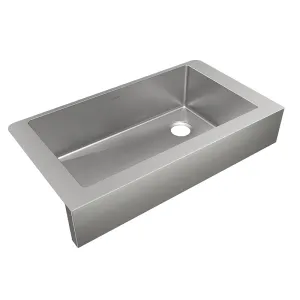 Crosstown 20.25" x 35.88" x 9" Stainless Steel Single-Basin Farmhouse Kitchen Sink