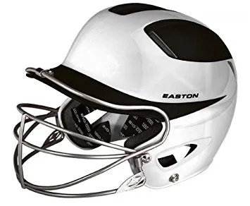 Easton Natural Two-Tone Batting Helmet with Mask