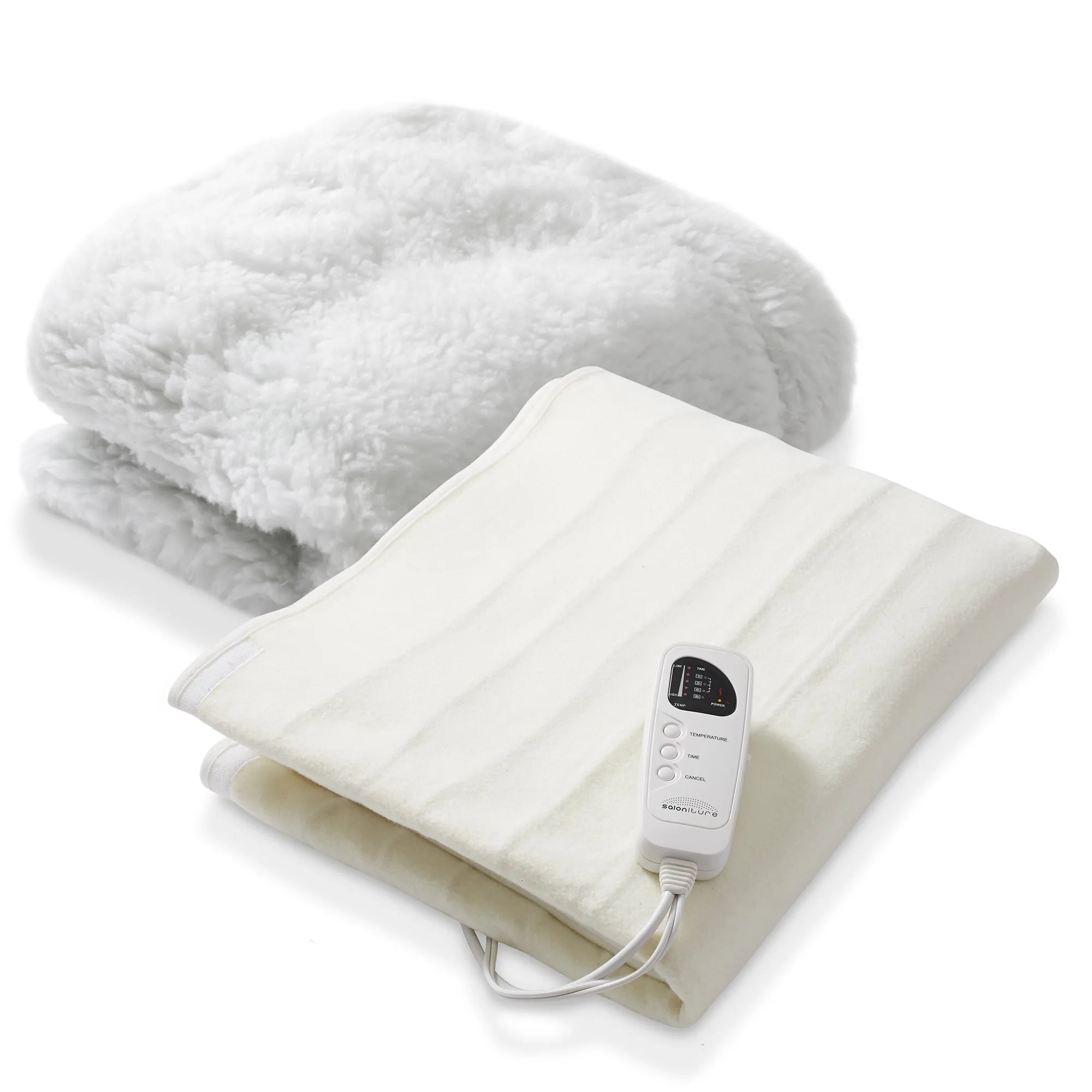 Fleece Massage Table Warmer Heating Pad Set, 5 Settings, 72" x 30"