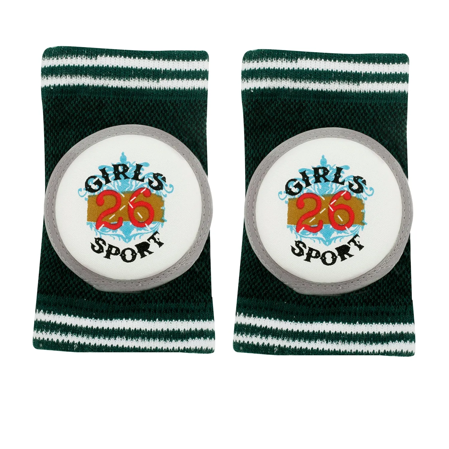 Girl Power Dark Green Kneepad