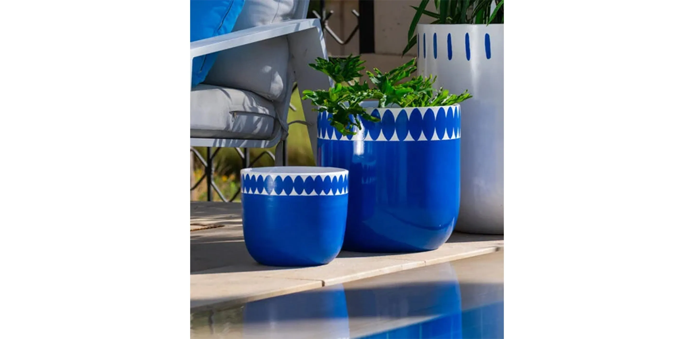 Greek Blue Planter