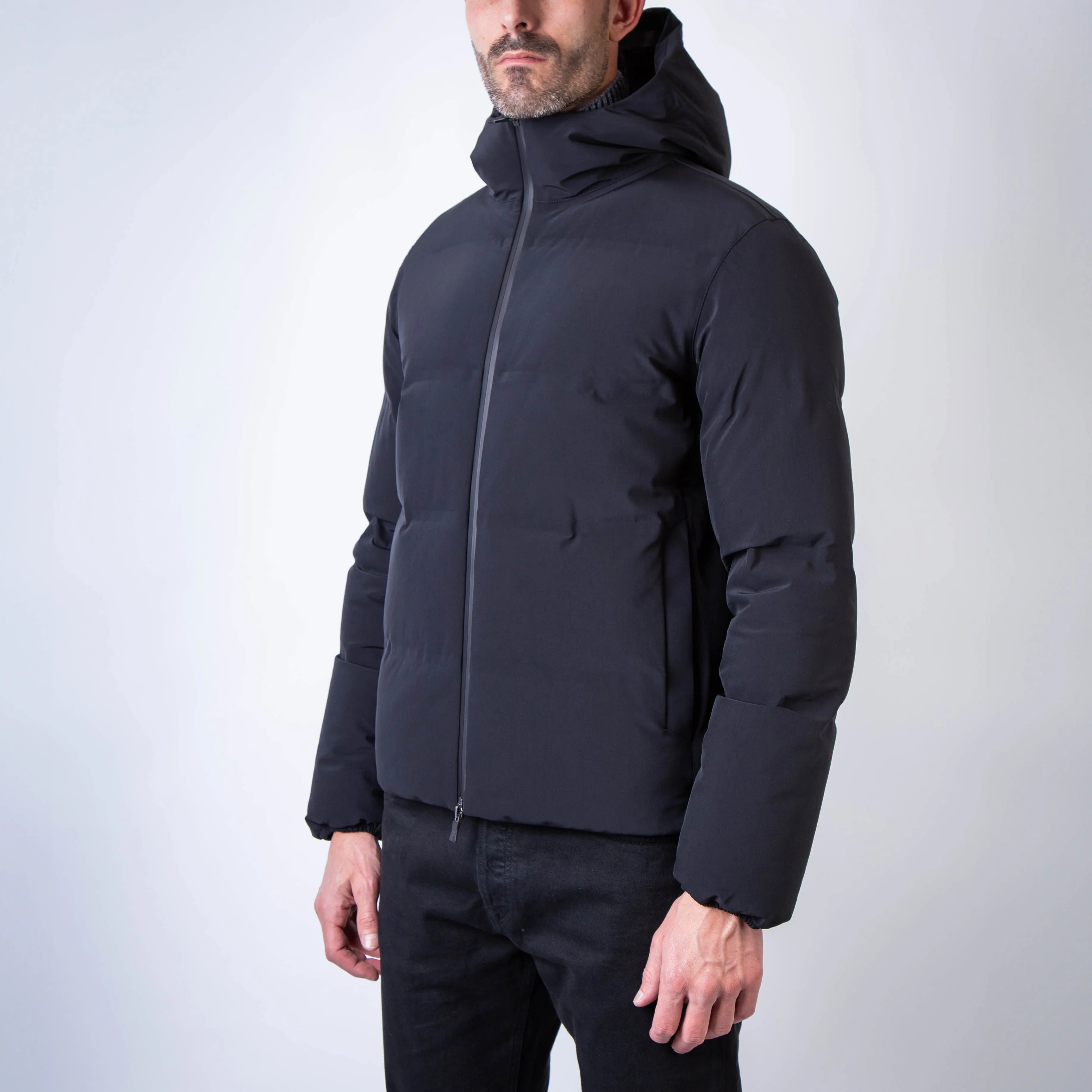 HERNO DOWN JACKET PI00257UL-12590SZ 9300 BLACK