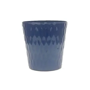 Lightweight Grid Planter - Blue - 14-inch