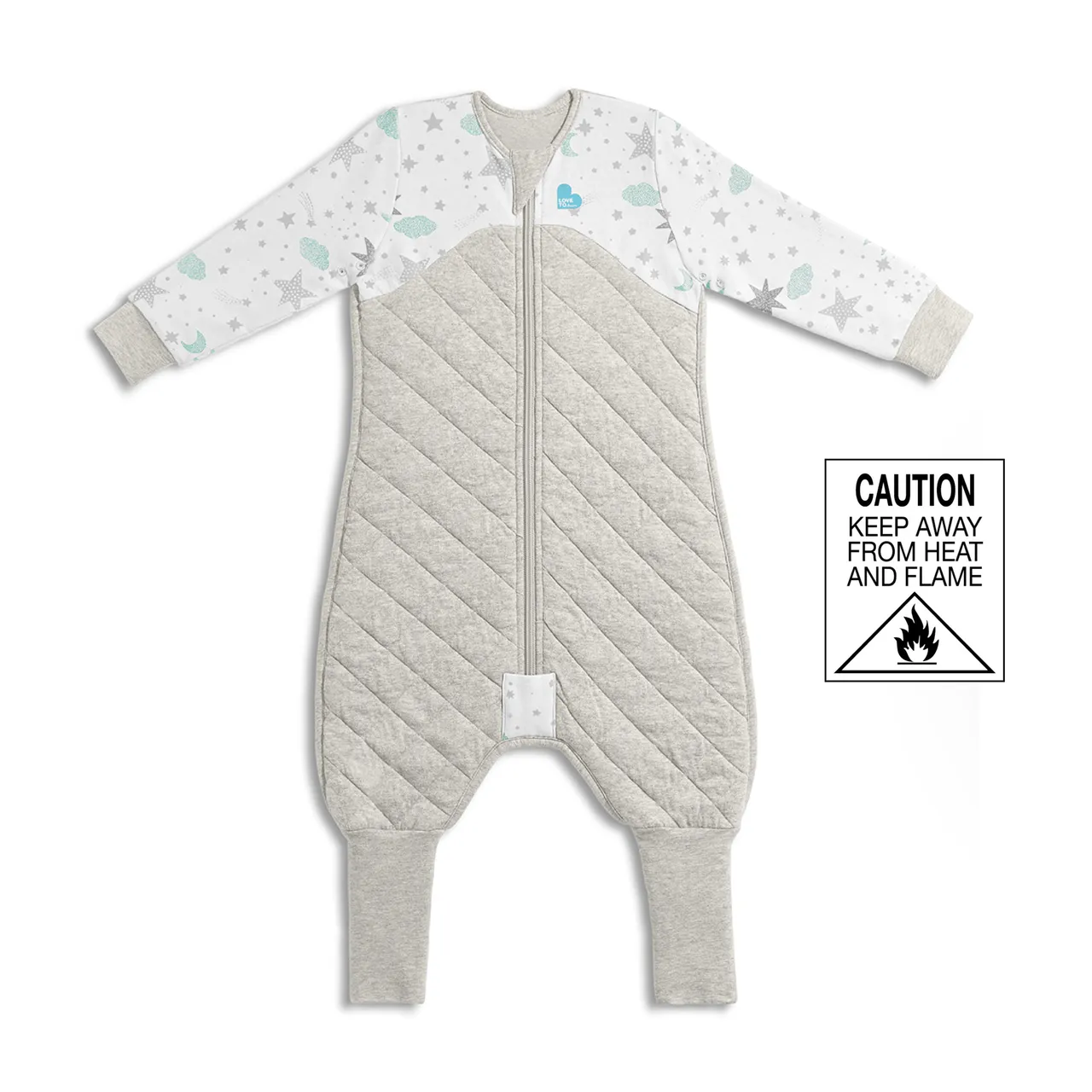 Love to Dream - Sleep Suit 2.5 TOG - White Clouds