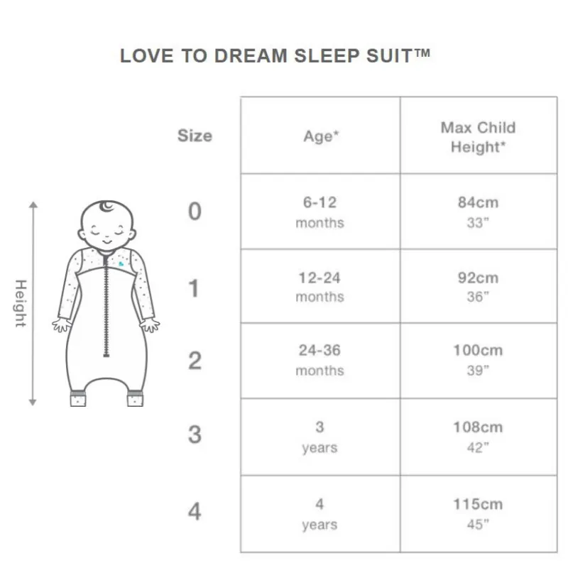 Love to Dream Sleep Suit 2.5 tog