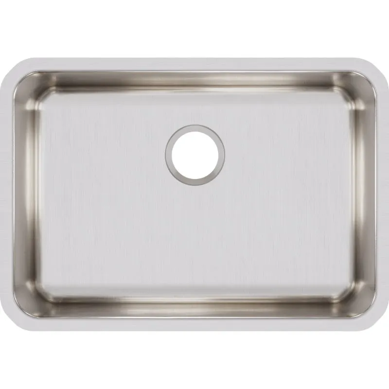 Lustertone Classic 18.5" x 26.5" x 8" Stainless Steel Single-Basin Undermount Kitchen Sink