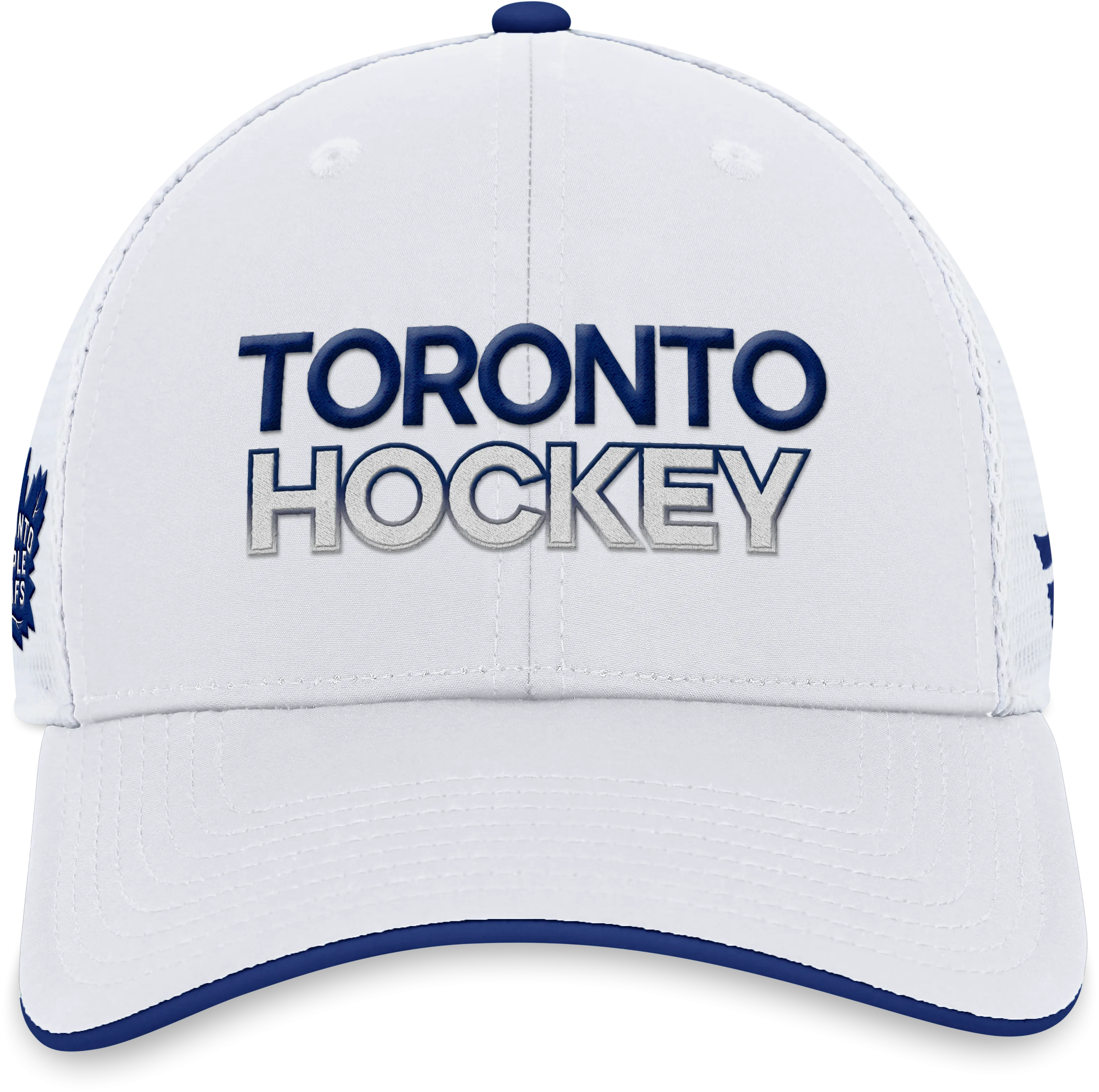 Maple Leafs Fanatics Men's 2023 Authentic Pro Rink Trucker Hat