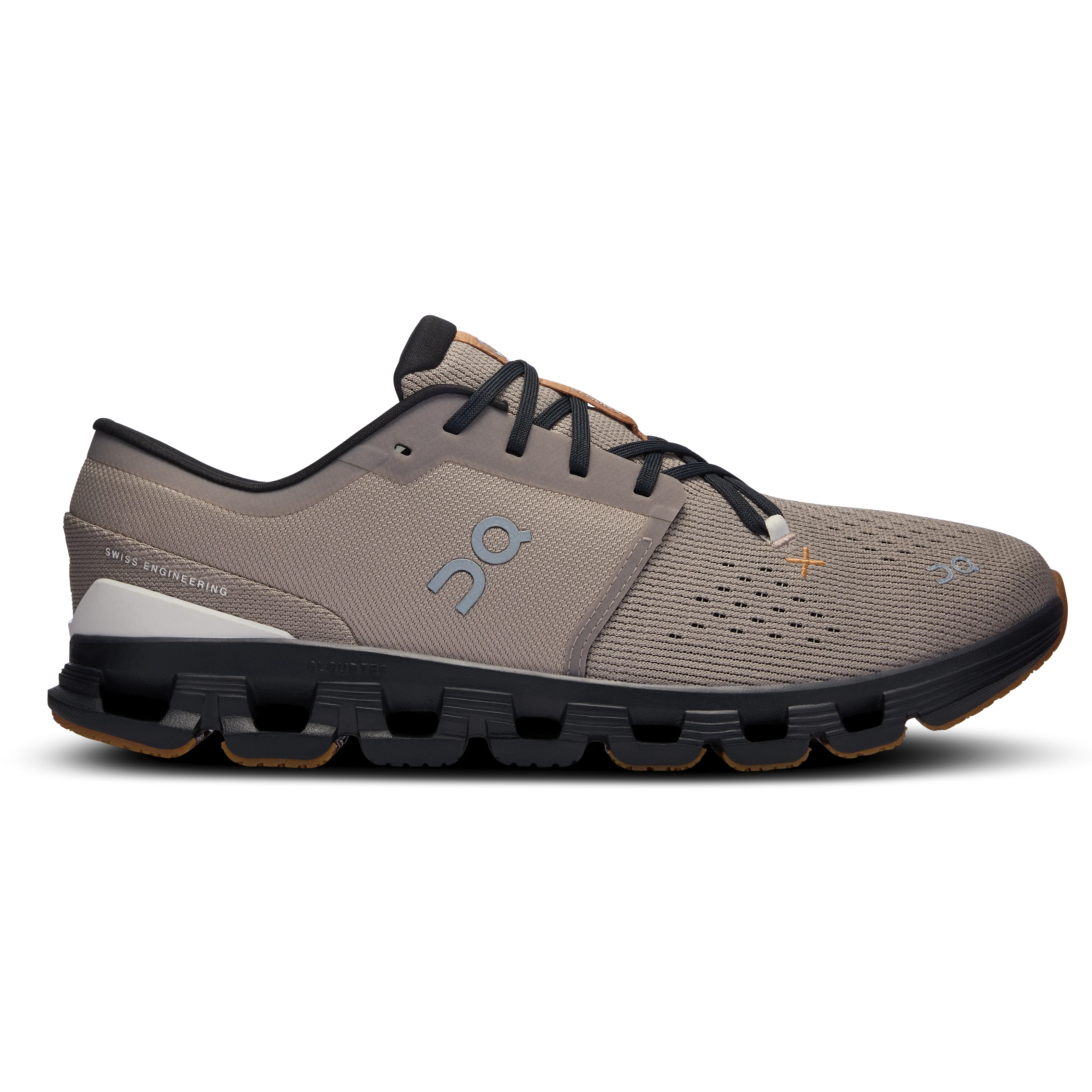 On Running Men's Cloud X 4 Shoes - Fog / Black