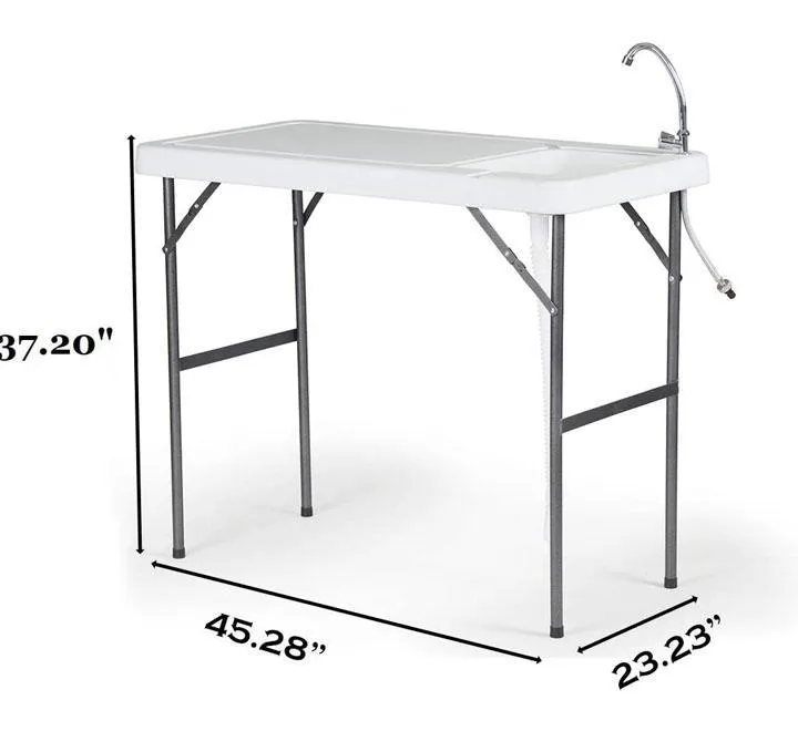 Organized Fishing Folding Tables For Outdoor