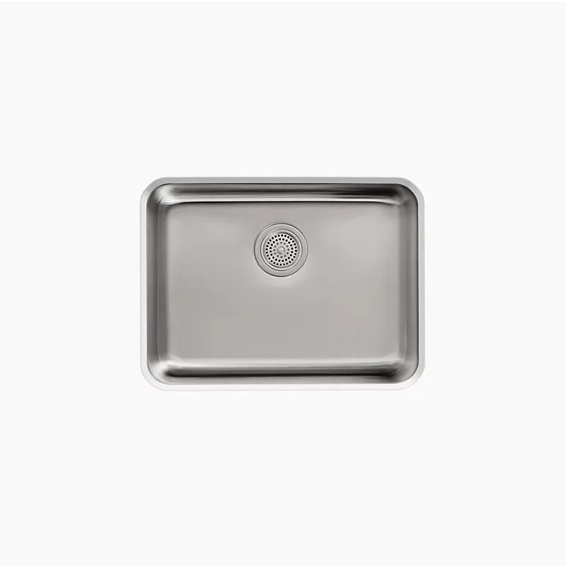 Undertone 17.5" x 23" x 7.63" Stainless Steel Single-Basin Undermount Kitchen Sink