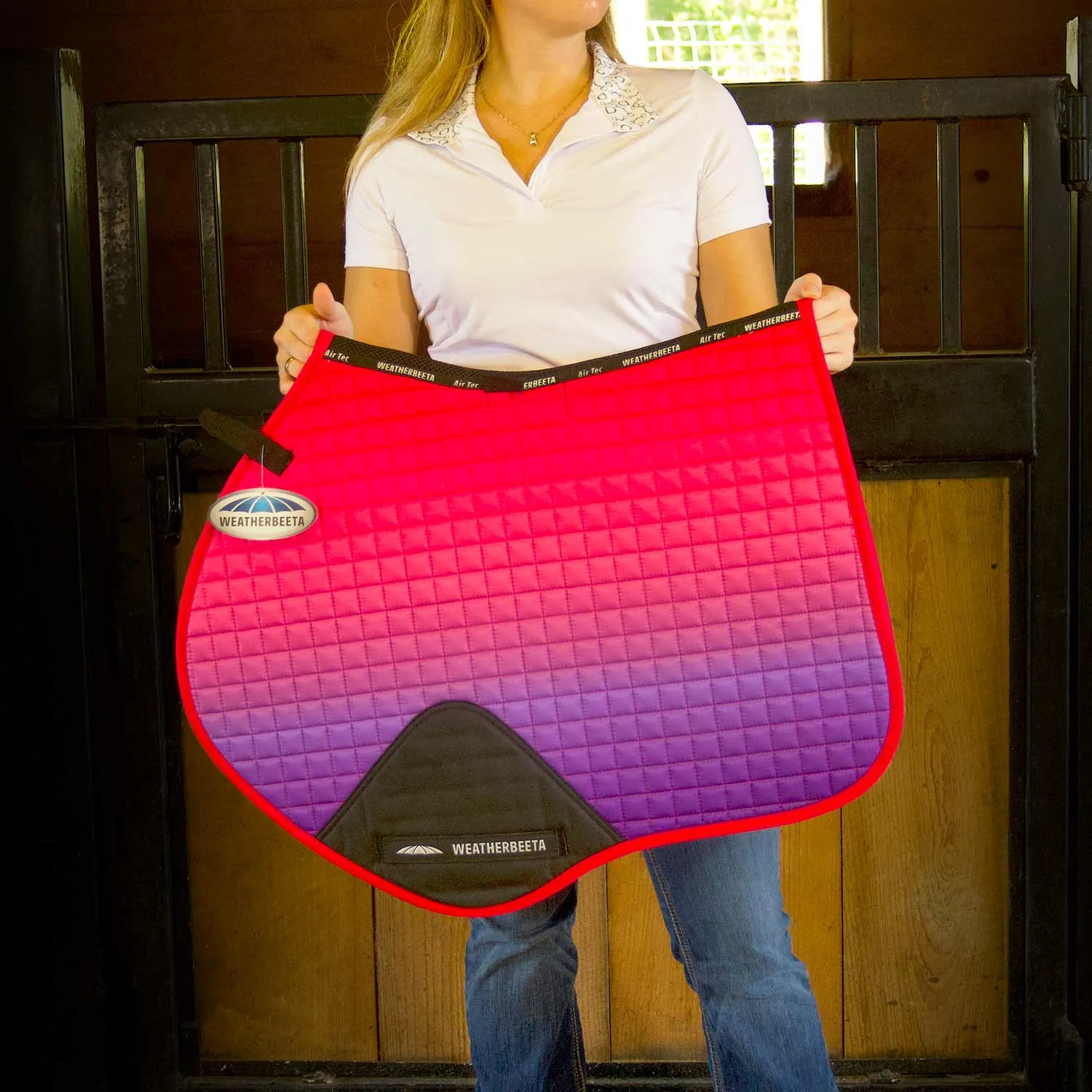 WeatherBeeta Prime Ombre Jump Shaped Saddle Pad