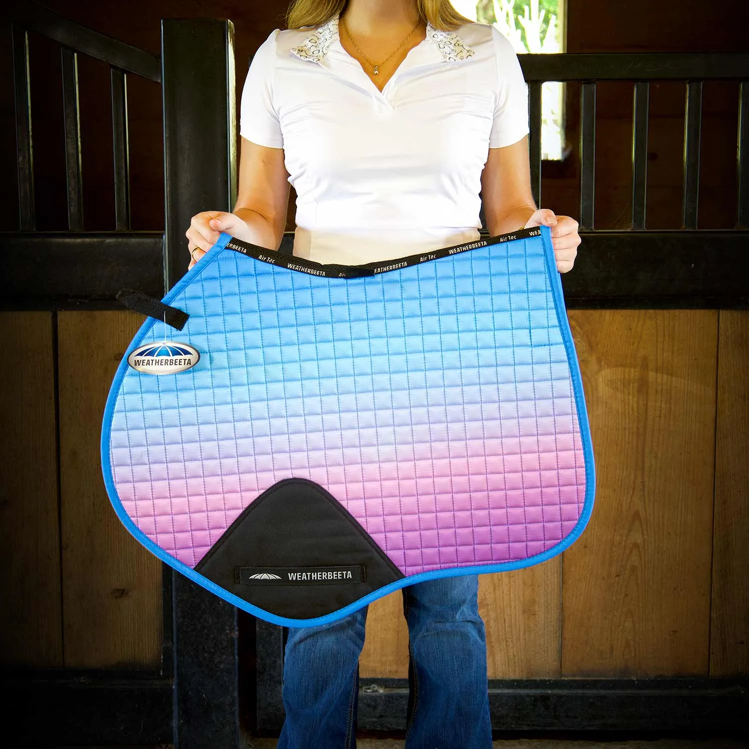 WeatherBeeta Prime Ombre Jump Shaped Saddle Pad