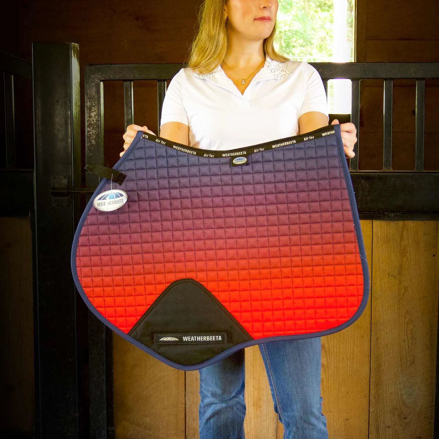 WeatherBeeta Prime Ombre Jump Shaped Saddle Pad