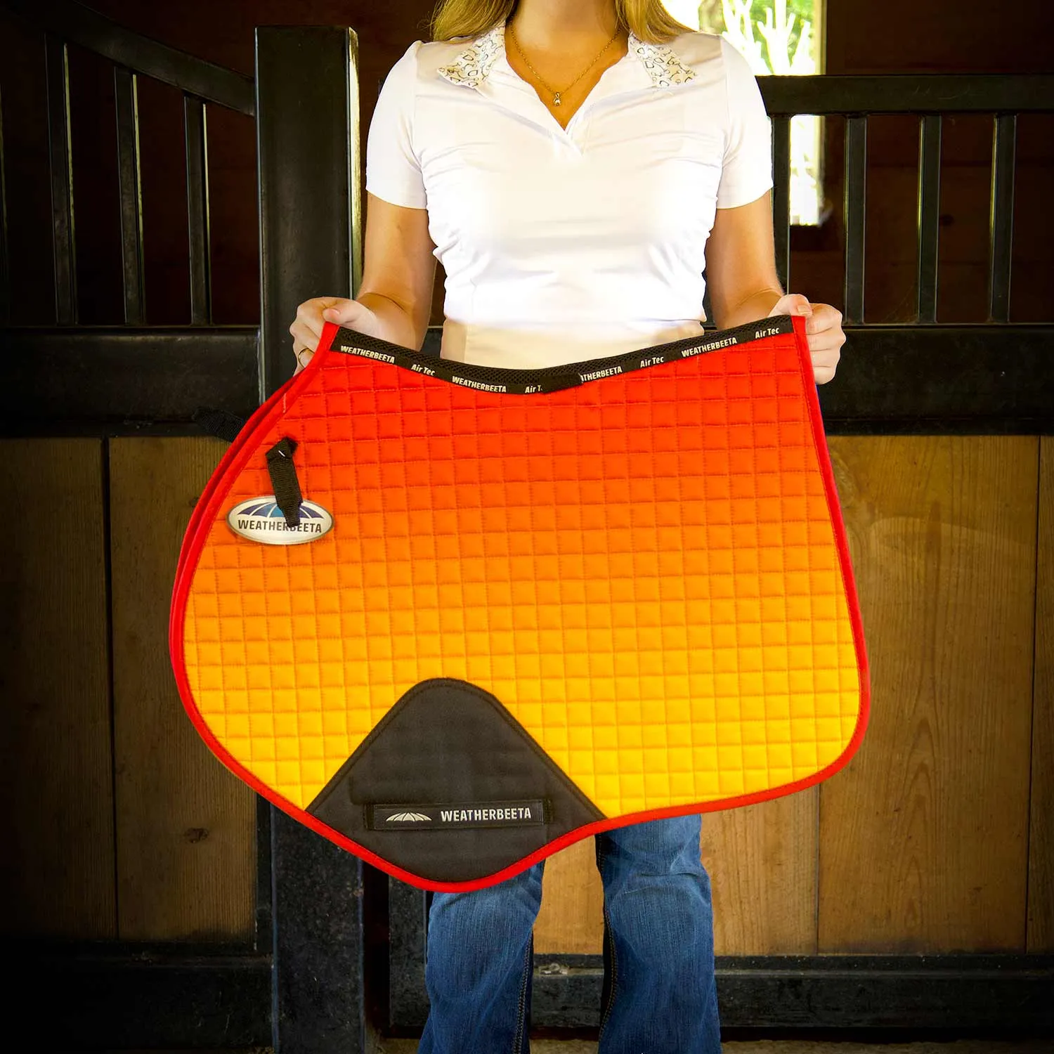 WeatherBeeta Prime Ombre Jump Shaped Saddle Pad