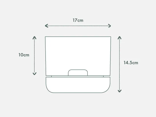 White Selfwatering Pots 170mm